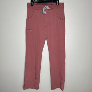 Figs Kade Cargo Scrub Pants Womens Size Small Healthcare Nurse Mauve